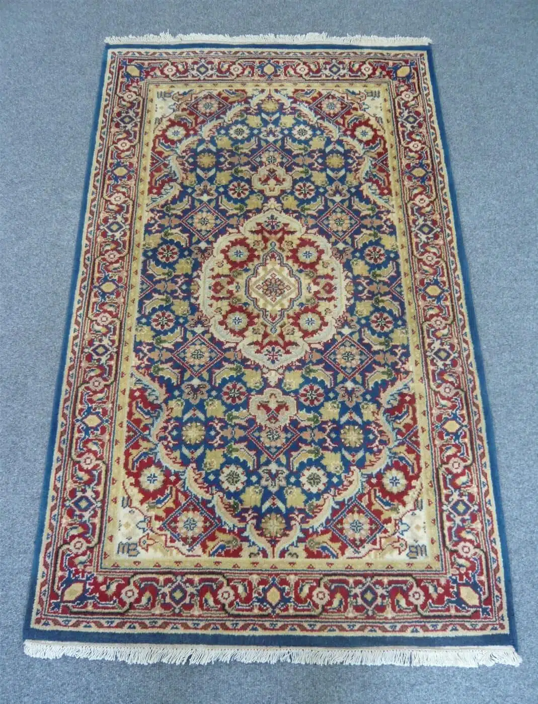 Indian Chakhari Blue/Red 1.53 x 0.94m