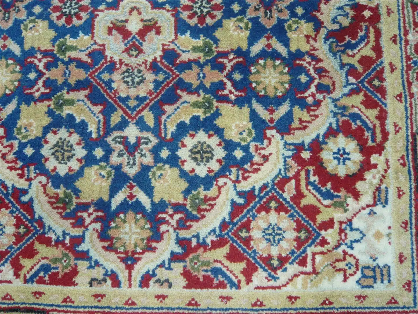 Indian Chakhari Blue/Red 1.53 x 0.94m