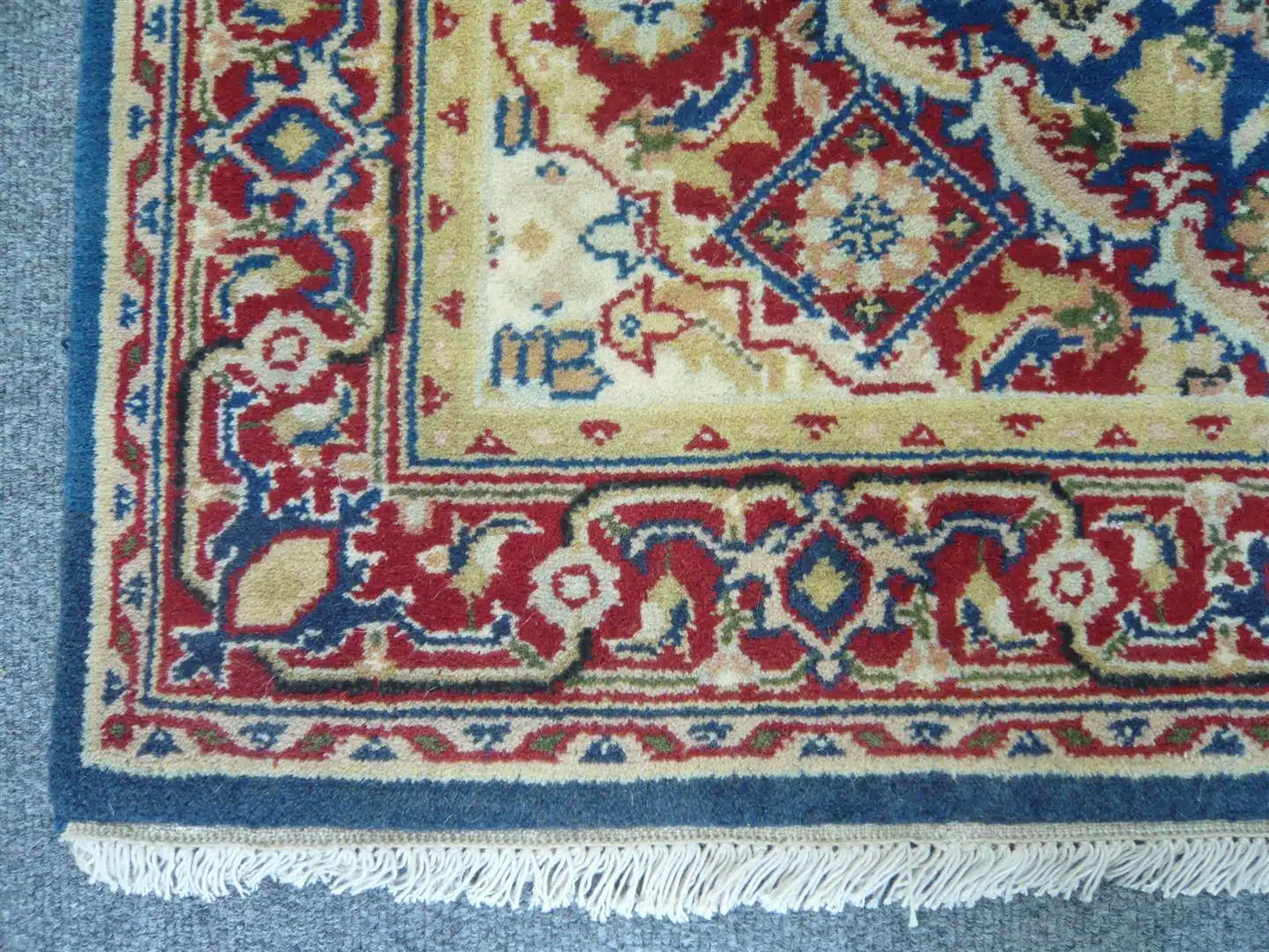 Indian Chakhari Blue/Red 1.53 x 0.94m