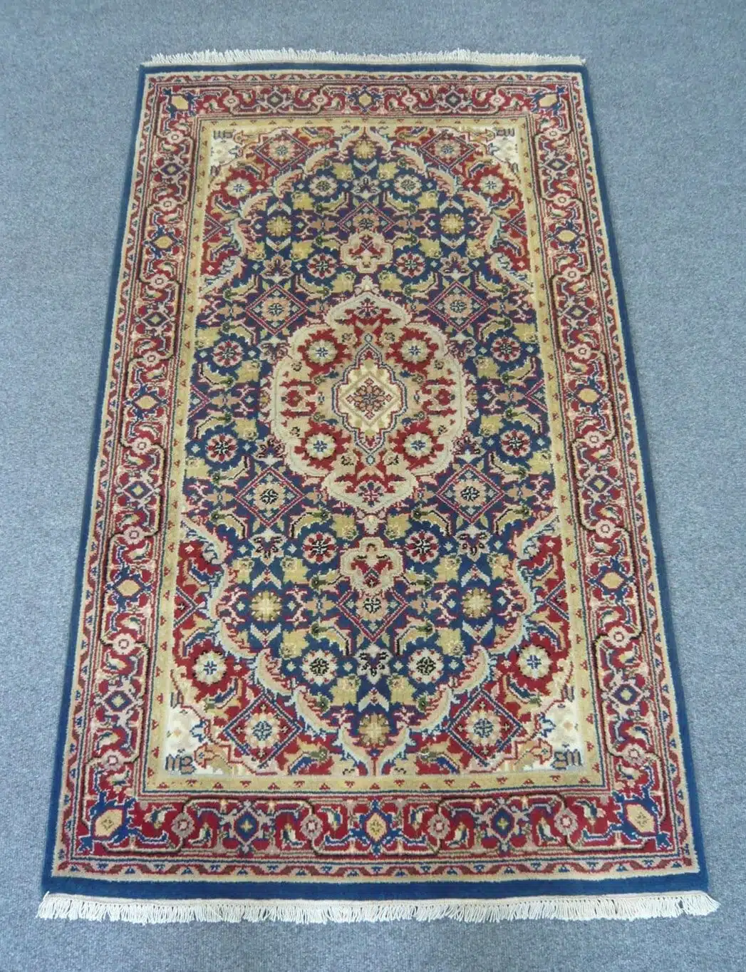 Indian Chakhari Blue/Red 1.57 x 0.94m