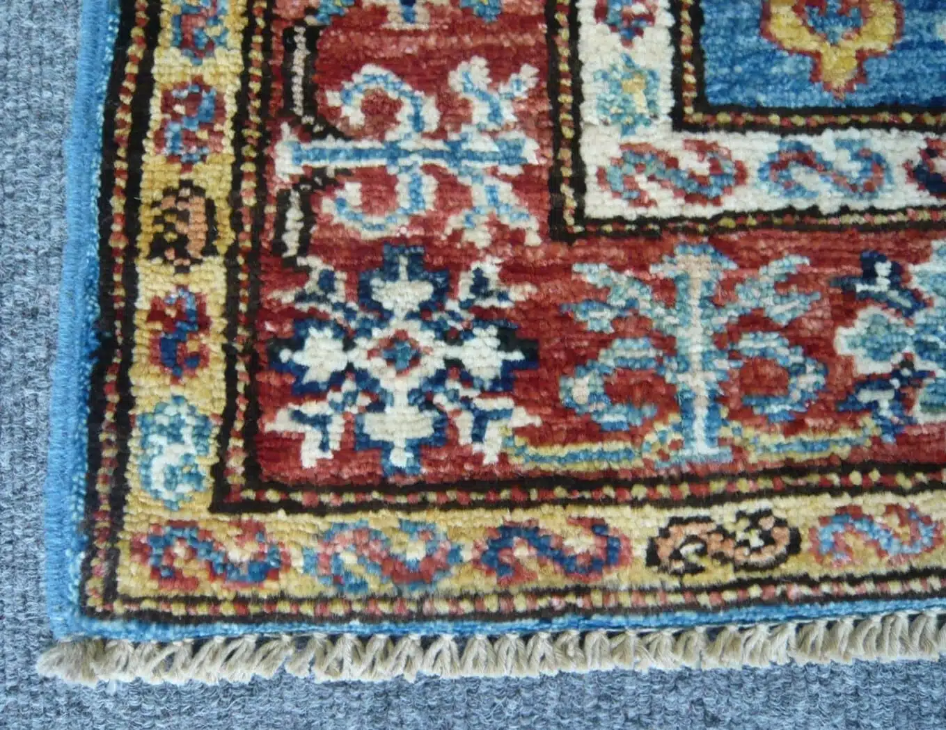 Fine Afghan Kazak Blue 1.79 x 0.58m