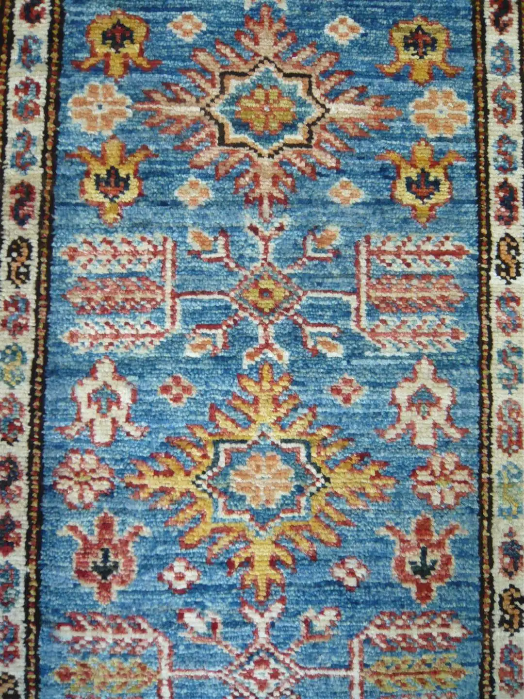 Fine Afghan Kazak Blue 1.79 x 0.58m