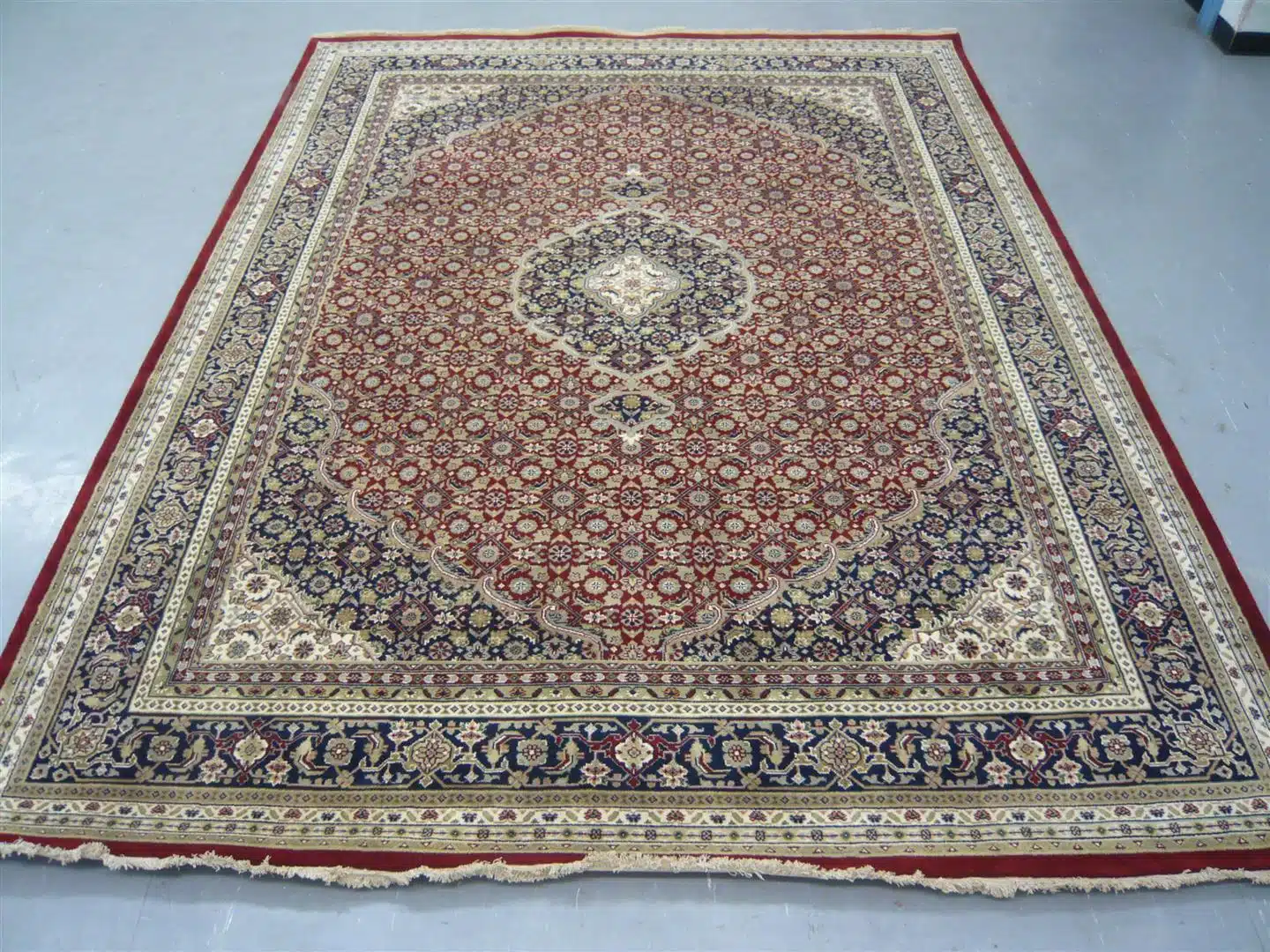 Indian Chakhari Red/Blue 3.61 x 2.72m