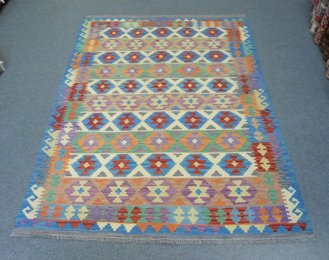 Natural Dyed Kilim 2.41 x 1.77m