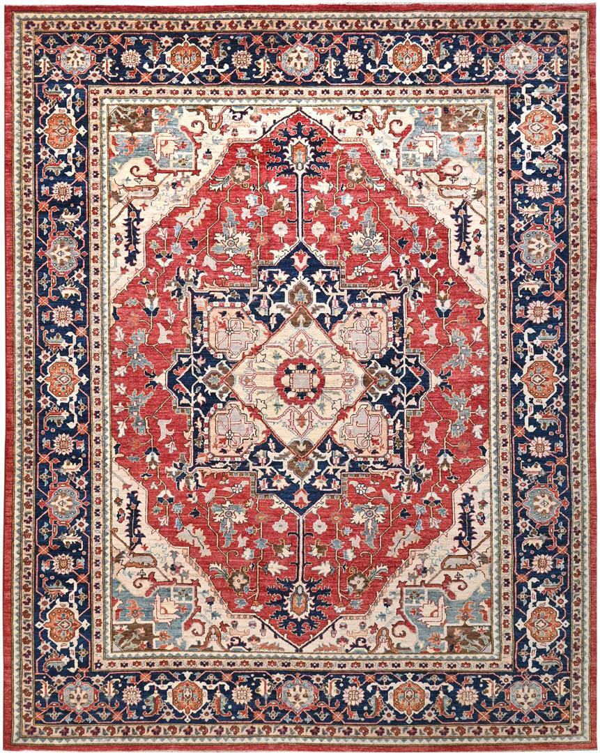 Fine Afghan Rug Persian Design