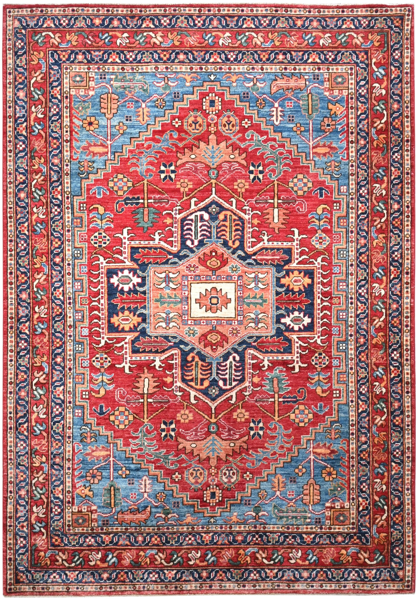 Fine Afghan Rug Persian Design
