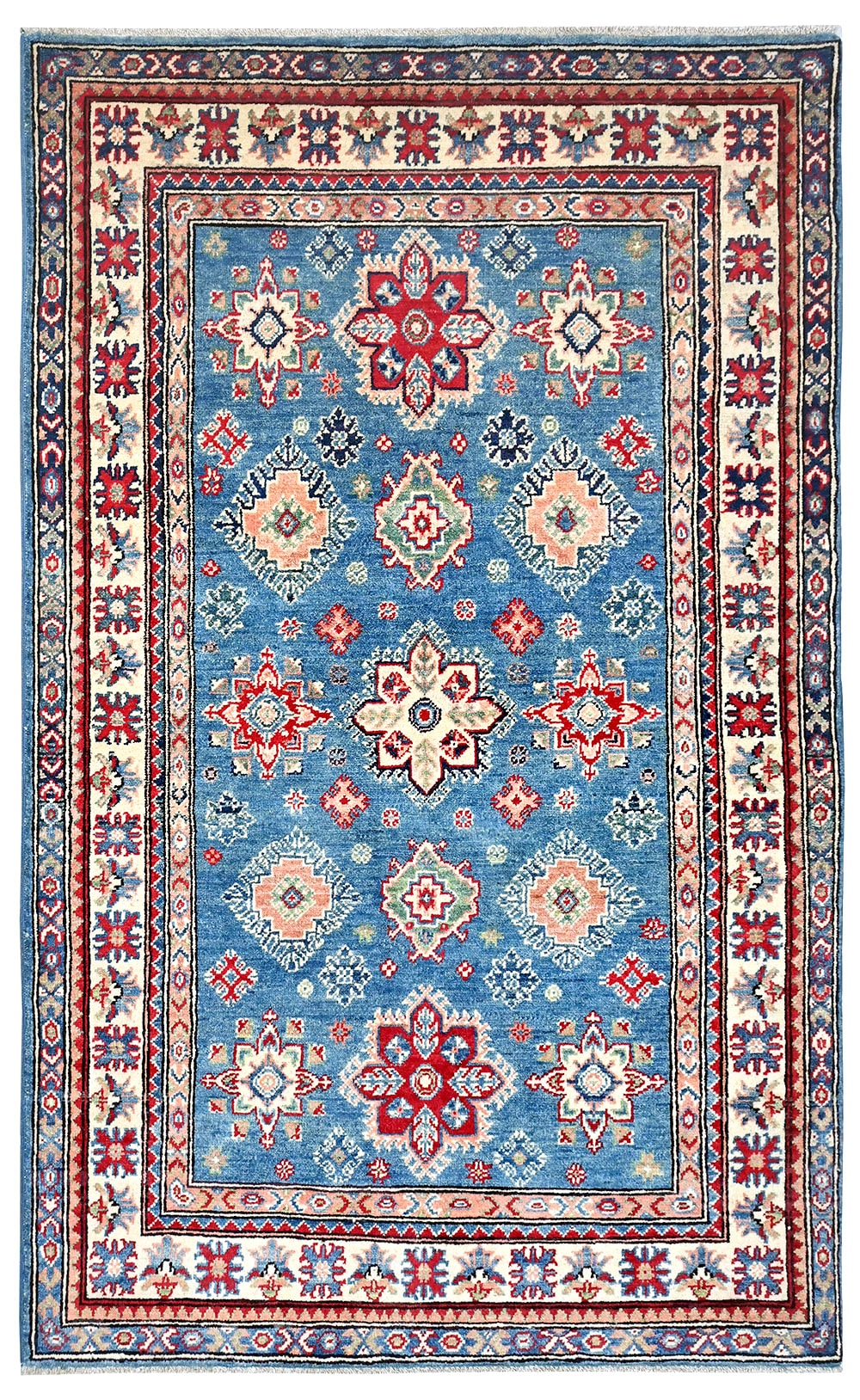 Afghan Kazak Rug Blue