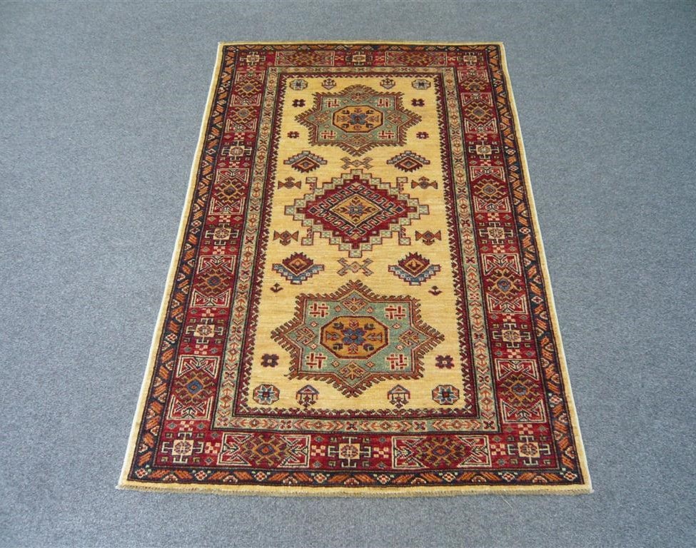 Fine Afghan Kazak Cream 1.52 x 0.95m