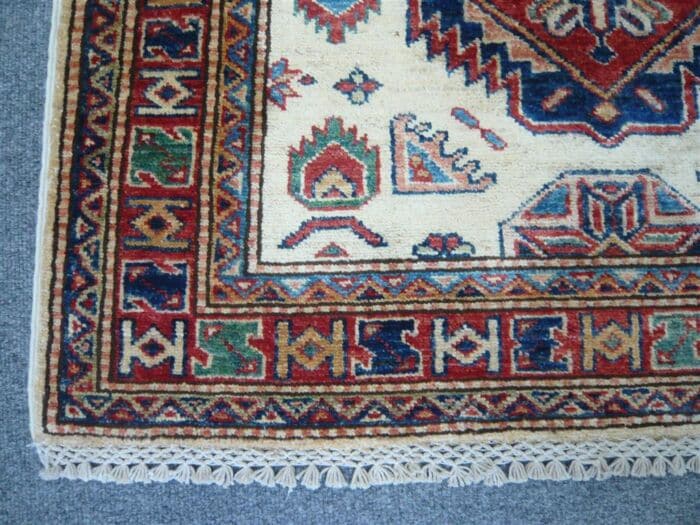 Fine Afghan Kazak Cream 1.48 x 0.88m