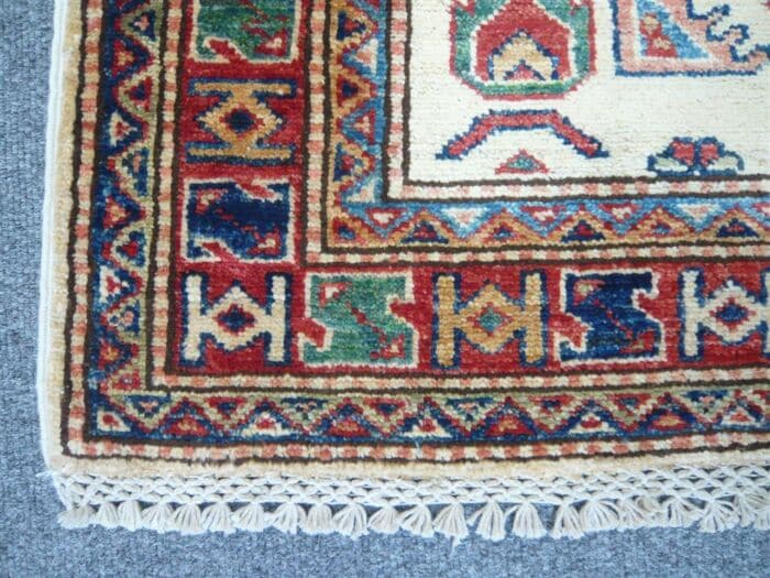 Fine Afghan Kazak Cream 1.48 x 0.88m