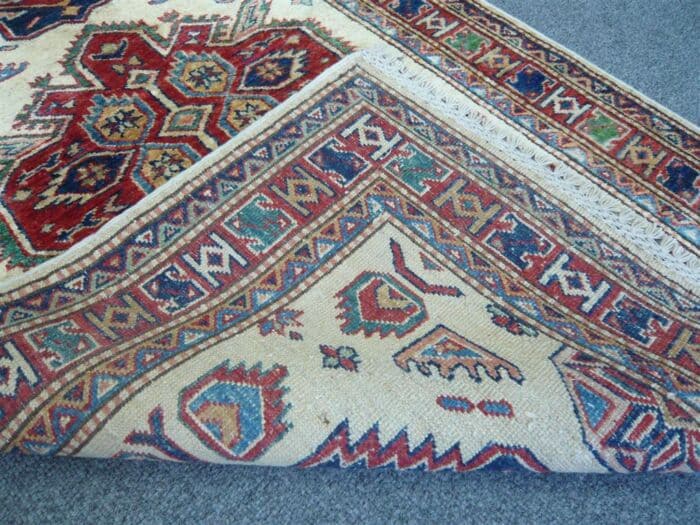 Fine Afghan Kazak Cream 1.48 x 0.88m