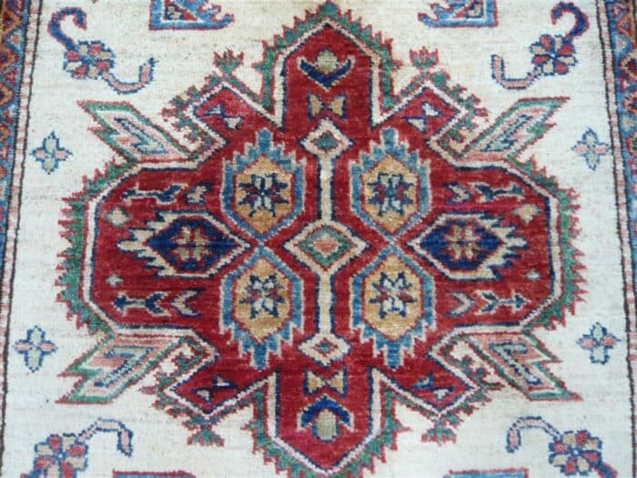 Fine Afghan Kazak Cream 1.48 x 0.88m