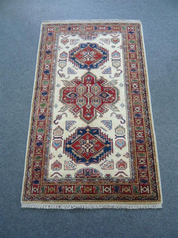 Fine Afghan Kazak Cream 1.48 x 0.88m