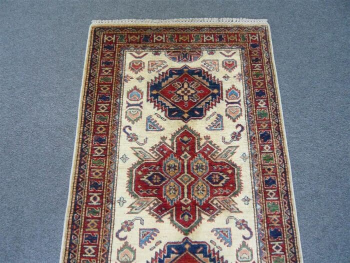 Fine Afghan Kazak Cream 1.48 x 0.88m