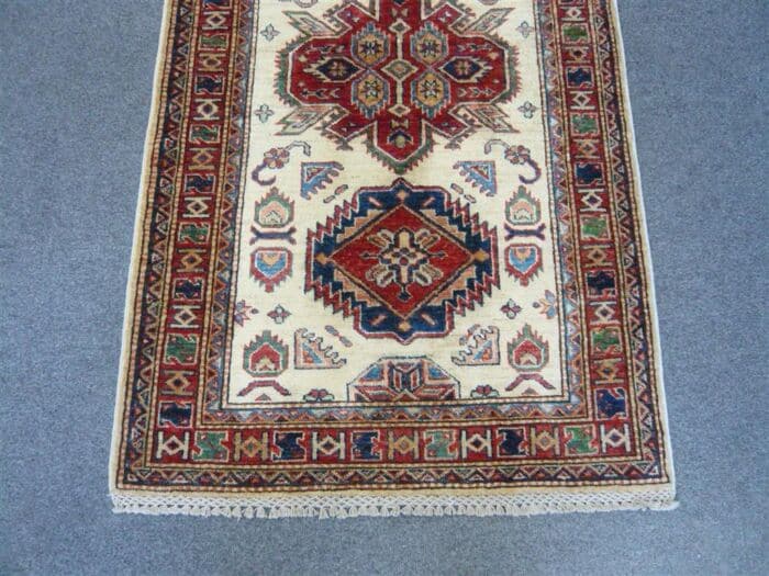 Fine Afghan Kazak Cream 1.48 x 0.88m