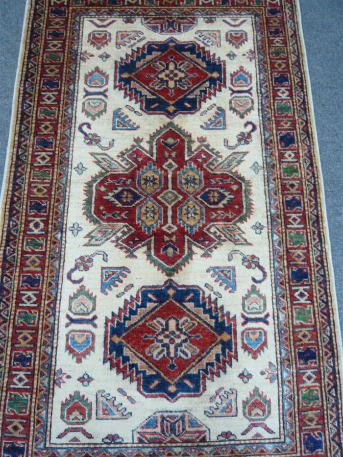 Fine Afghan Kazak Cream 1.48 x 0.88m