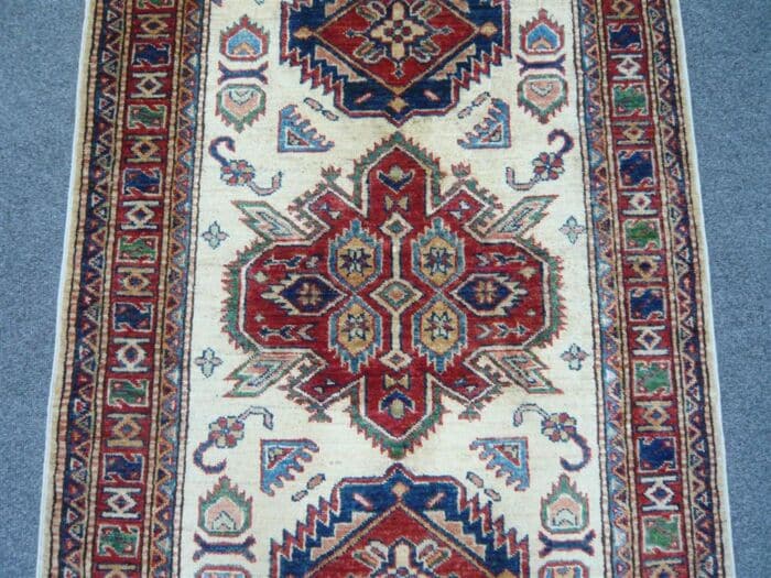 Fine Afghan Kazak Cream 1.48 x 0.88m