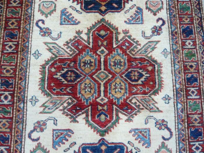 Fine Afghan Kazak Cream 1.48 x 0.88m