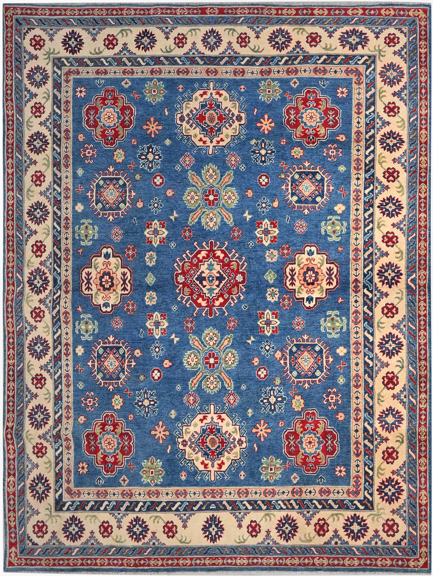 Afghan Kazak Blue 3.00 x 2.47m