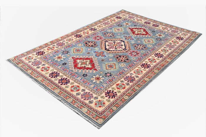 Afghan Kazak Pale Blue 1.87 x 1.21m