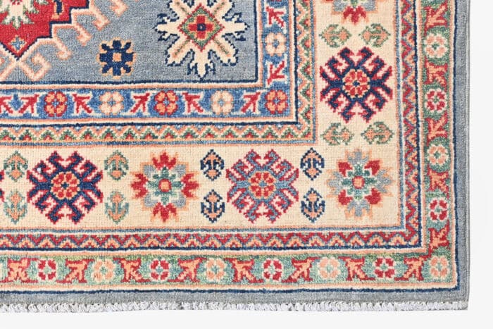 Afghan Kazak Pale Blue 1.87 x 1.21m