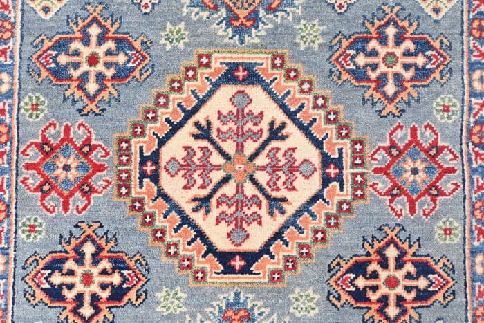 Afghan Kazak Pale Blue 1.87 x 1.21m