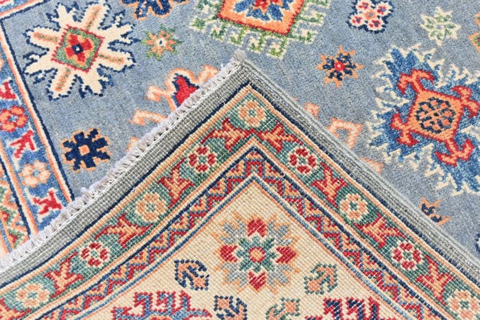 Afghan Kazak Pale Blue 1.87 x 1.21m