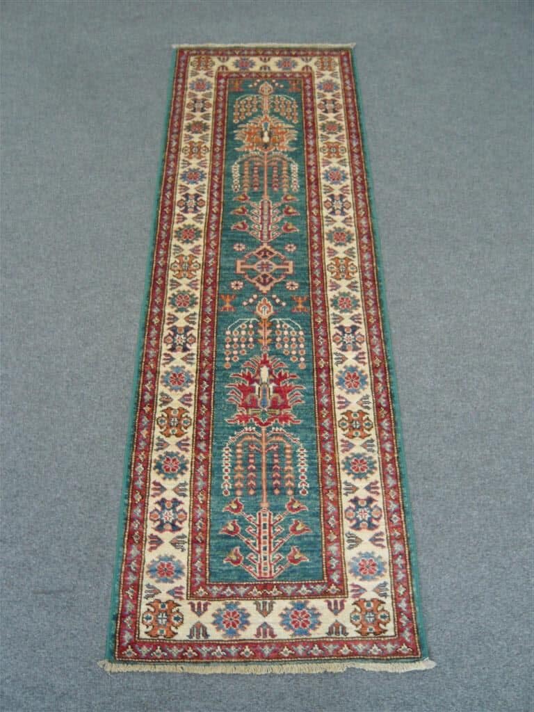 Fine Afghan Kazak Green 1.85 x 0.62m